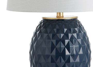 Diamond 25.5" LED Glass/Metal Table Lamp - JONATHAN Y